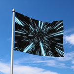 Hyperspace Lightspeed Print Polyester Flag