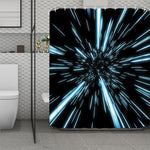 Hyperspace Lightspeed Print Polyester Shower Curtain