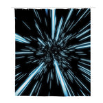 Hyperspace Lightspeed Print Polyester Shower Curtain
