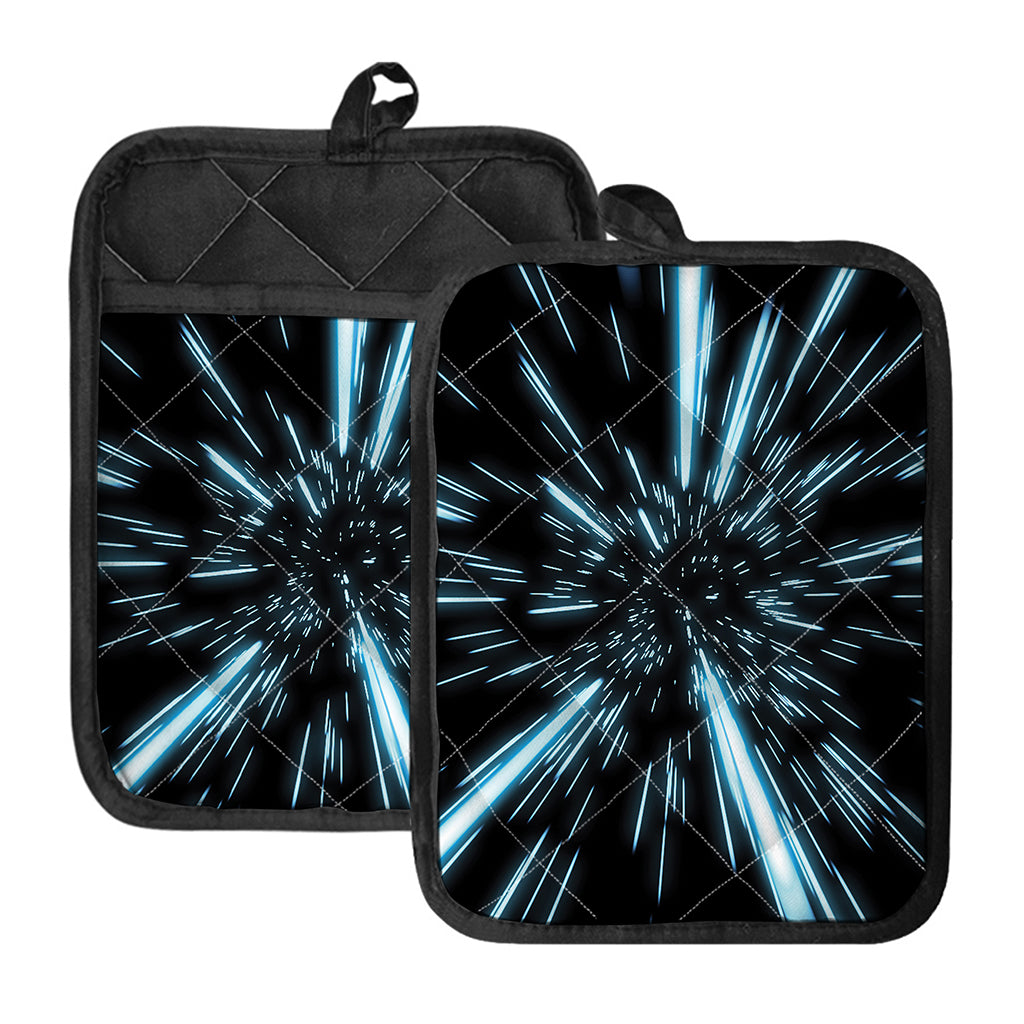 Hyperspace Lightspeed Print Pot Holders With Pocket