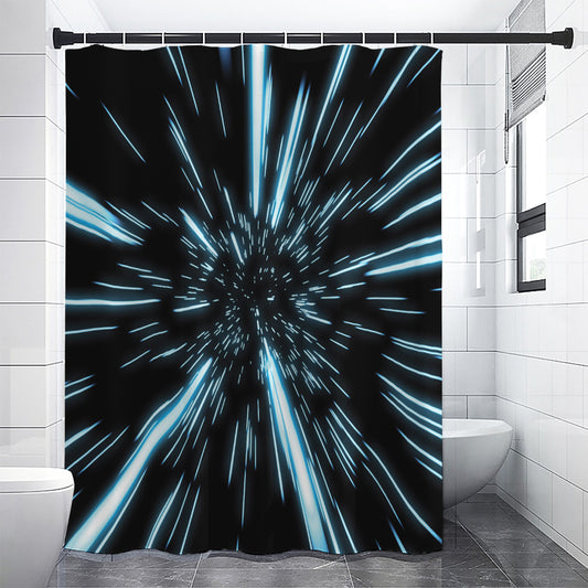 Hyperspace Lightspeed Print Premium Shower Curtain