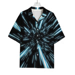 Hyperspace Lightspeed Print Rayon Hawaiian Shirt