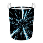 Hyperspace Lightspeed Print Round Laundry Basket