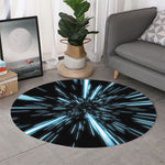 Hyperspace Lightspeed Print Round Rug