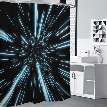 Hyperspace Lightspeed Print Shower Curtain