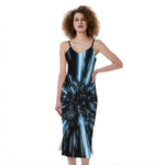 Hyperspace Lightspeed Print Slim Fit Midi Cami Dress