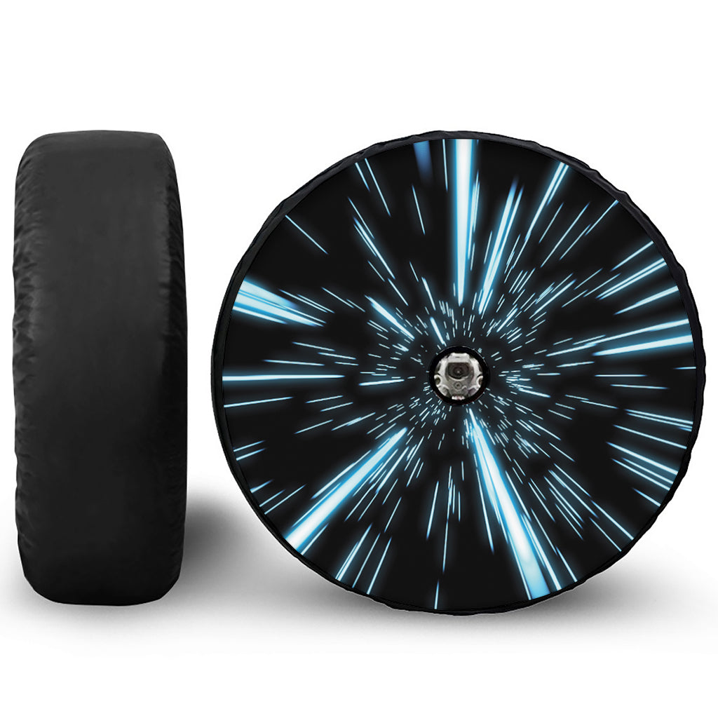 Hyperspace Lightspeed Print Tire Cover With Camera Hole