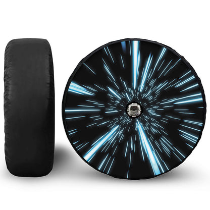 Hyperspace Lightspeed Print Tire Cover With Camera Hole