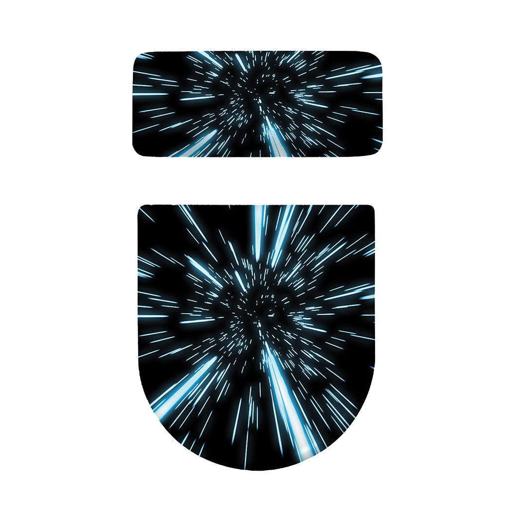 Hyperspace Lightspeed Print Toilet Lid And Tank Cover Set