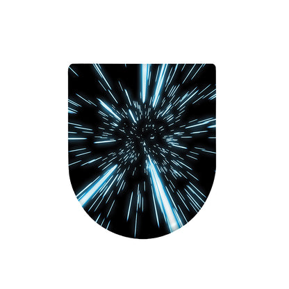 Hyperspace Lightspeed Print Toilet Lid Cover