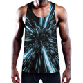 Hyperspace Lightspeed Print Men's Workout Tank Top