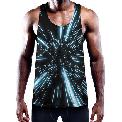 Hyperspace Lightspeed Print Training Tank Top