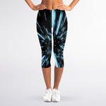 Hyperspace Lightspeed Print Women's Capri Leggings