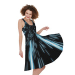 Hyperspace Lightspeed Print Women's Sleeveless Dress