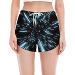 Hyperspace Lightspeed Print Women's Split Running Shorts