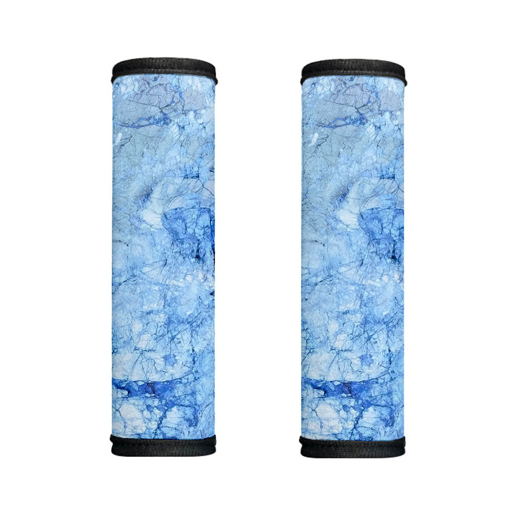 Ice Blue Marble Print Handle Covers