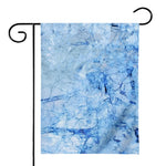 Ice Blue Marble Print House Flag