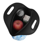 Ice Blue Marble Print Neoprene Lunch Bag