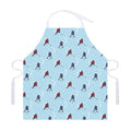 Ice Hockey Players Pattern Print Adjustable Apron