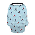 Ice Hockey Players Pattern Print Baby Seat Cover