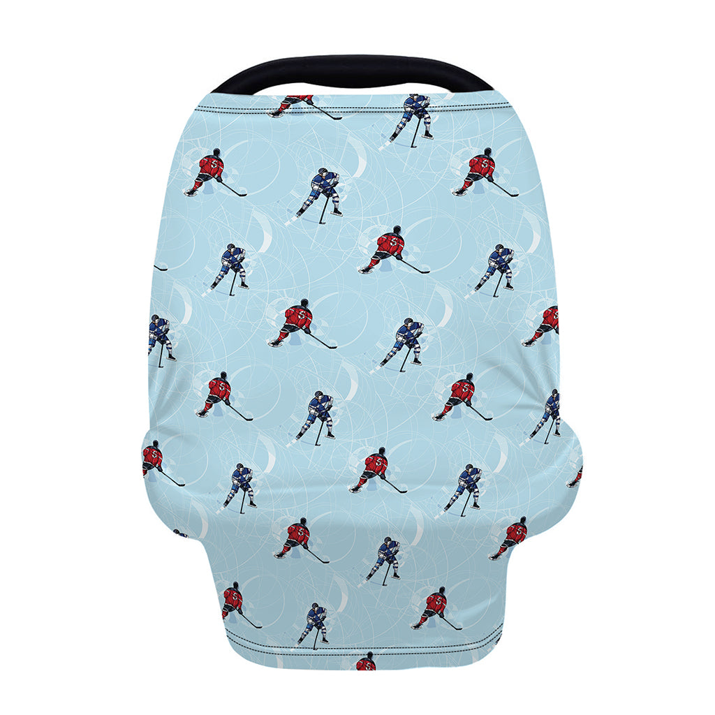 Ice Hockey Players Pattern Print Baby Seat Cover