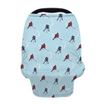 Ice Hockey Players Pattern Print Baby Seat Cover