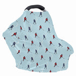 Ice Hockey Players Pattern Print Baby Seat Cover
