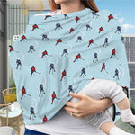 Ice Hockey Players Pattern Print Baby Seat Cover