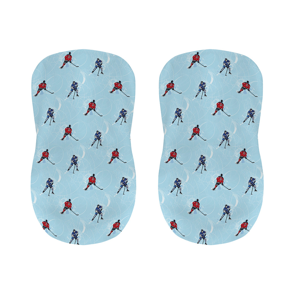 Ice Hockey Players Pattern Print Bar Stool Covers