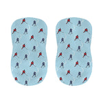 Ice Hockey Players Pattern Print Bar Stool Covers