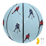 Ice Hockey Players Pattern Print Basketball