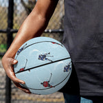 Ice Hockey Players Pattern Print Basketball