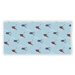 Ice Hockey Players Pattern Print Beach Towel