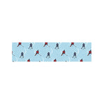 Ice Hockey Players Pattern Print Bed Runner
