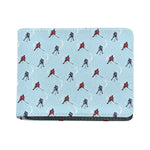 Ice Hockey Players Pattern Print Bifold Wallet