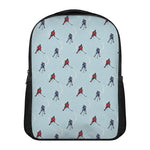 Ice Hockey Players Pattern Print Casual Backpack