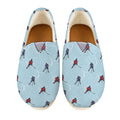 Ice Hockey Players Pattern Print Casual Shoes