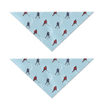 Ice Hockey Players Pattern Print Dog Bandana