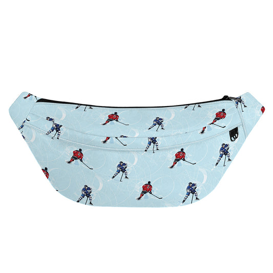 Ice Hockey Players Pattern Print Fanny Pack