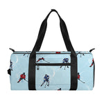 Ice Hockey Players Pattern Print Gym Bag