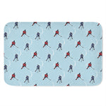 Ice Hockey Players Pattern Print Indoor Door Mat