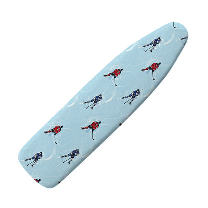 Ice Hockey Players Pattern Print Ironing Board Cover