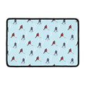 Ice Hockey Players Pattern Print Kitchen Mat