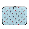 Ice Hockey Players Pattern Print Laptop Sleeve
