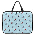 Ice Hockey Players Pattern Print Laptop Sleeve With Handle