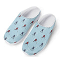 Ice Hockey Players Pattern Print Mesh Casual Shoes