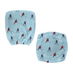 Ice Hockey Players Pattern Print Office Chair Cover