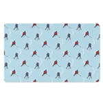 Ice Hockey Players Pattern Print Polyester Doormat