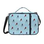 Ice Hockey Players Pattern Print Shoulder Strap Bible Bag