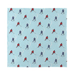 Ice Hockey Players Pattern Print Silk Bandana